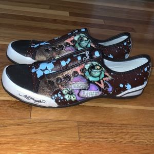 Ed Hardy Women’s Low-Top Shoes Size 7